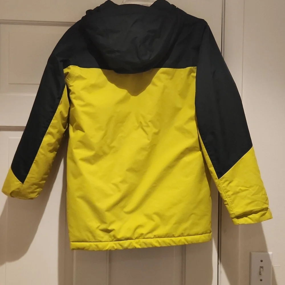 Columbia Kids' Yellow and Black Hooded Snow Boarders Jacket Size L